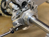 BVC TRX450R BILLET AXLE LOCK NUT + DISC BRAKE HUB